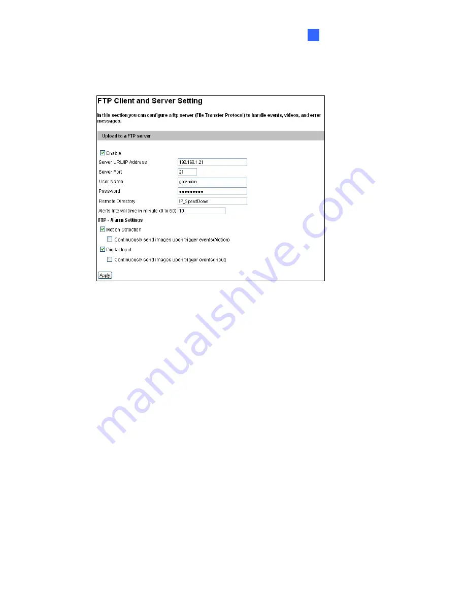 GeoVision GV-IP Speed User Manual Download Page 89