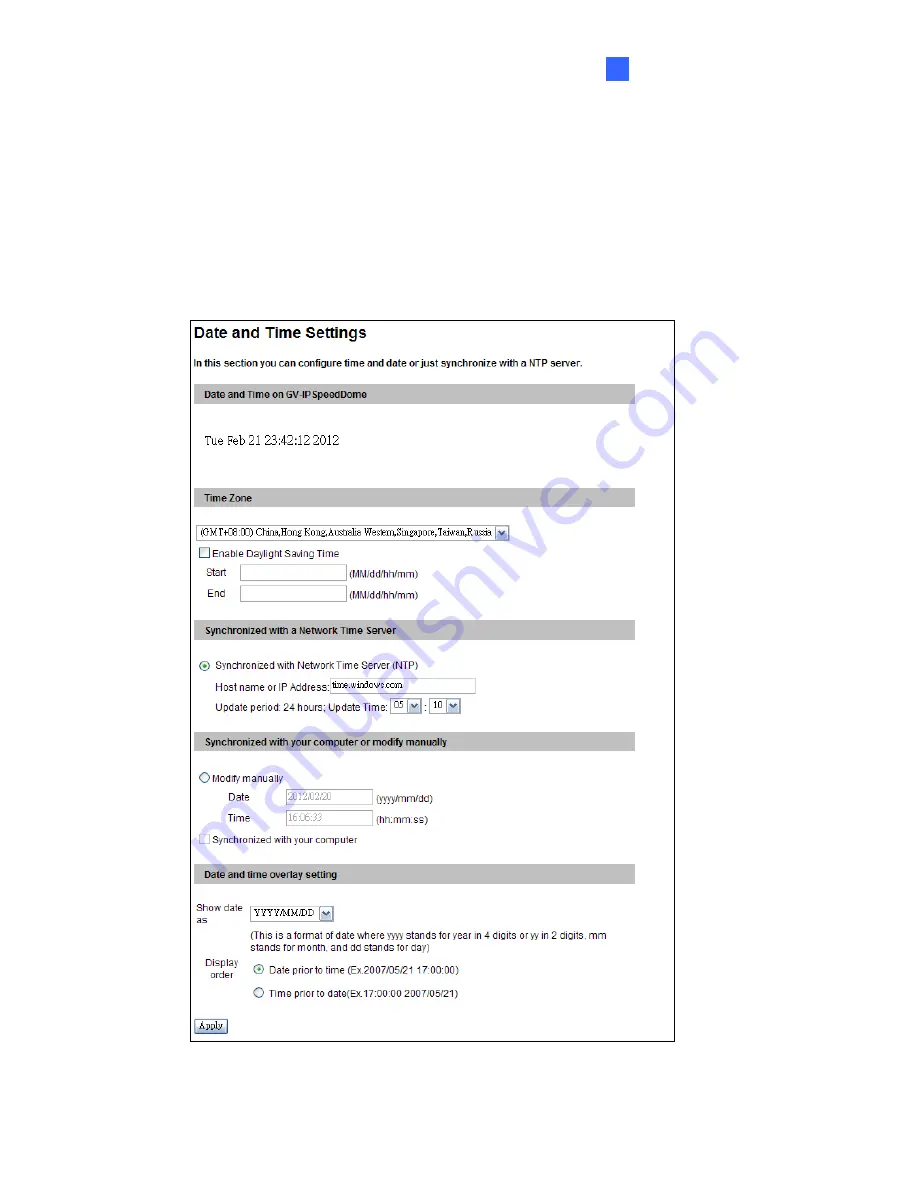 GeoVision GV-IP Speed User Manual Download Page 107