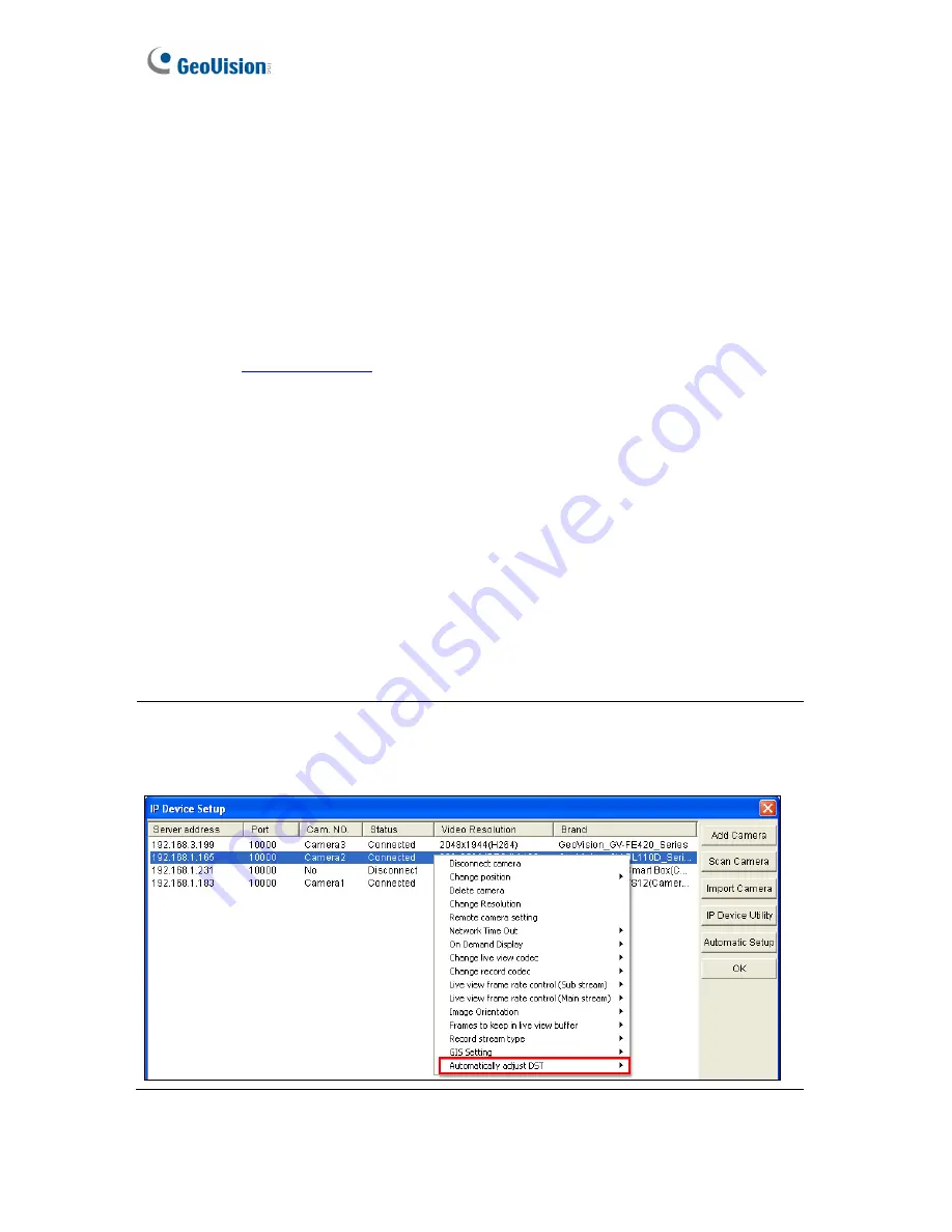 GeoVision GV-IP Speed User Manual Download Page 108