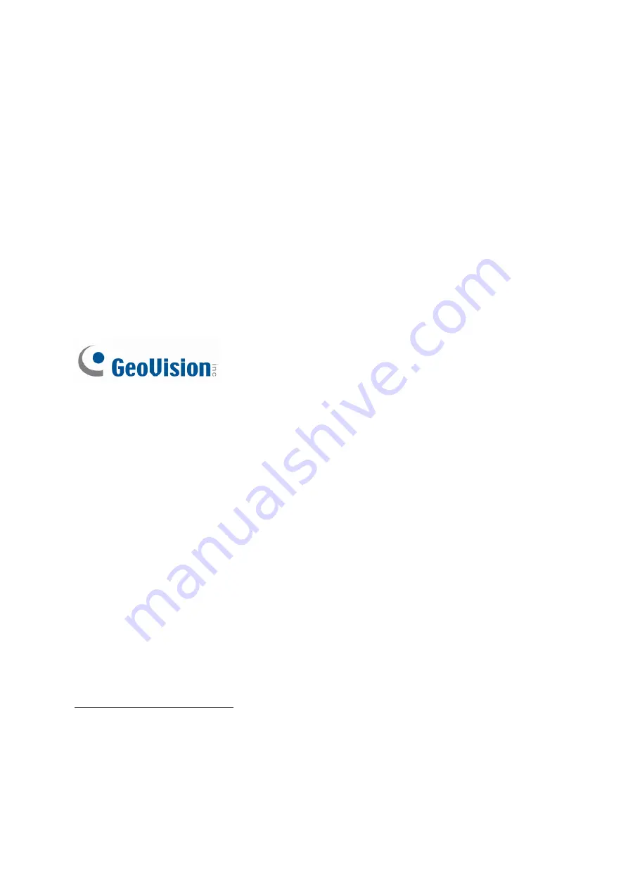 GeoVision GV-POE2401 User Manual Download Page 2