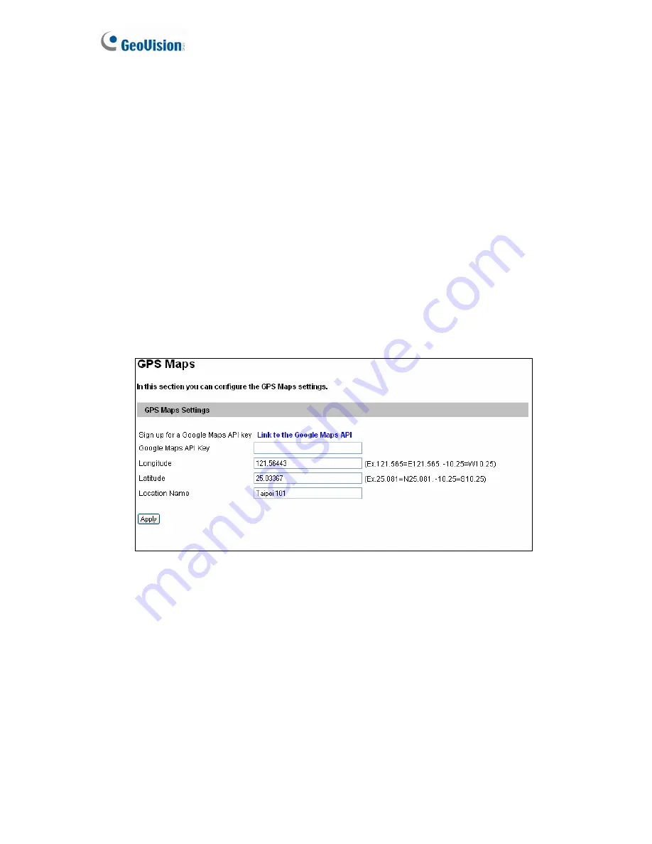 GeoVision GV-VS11 User Manual Download Page 98