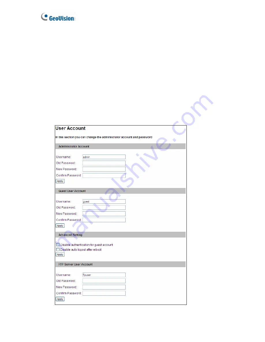 GeoVision GV-VS11 User Manual Download Page 102