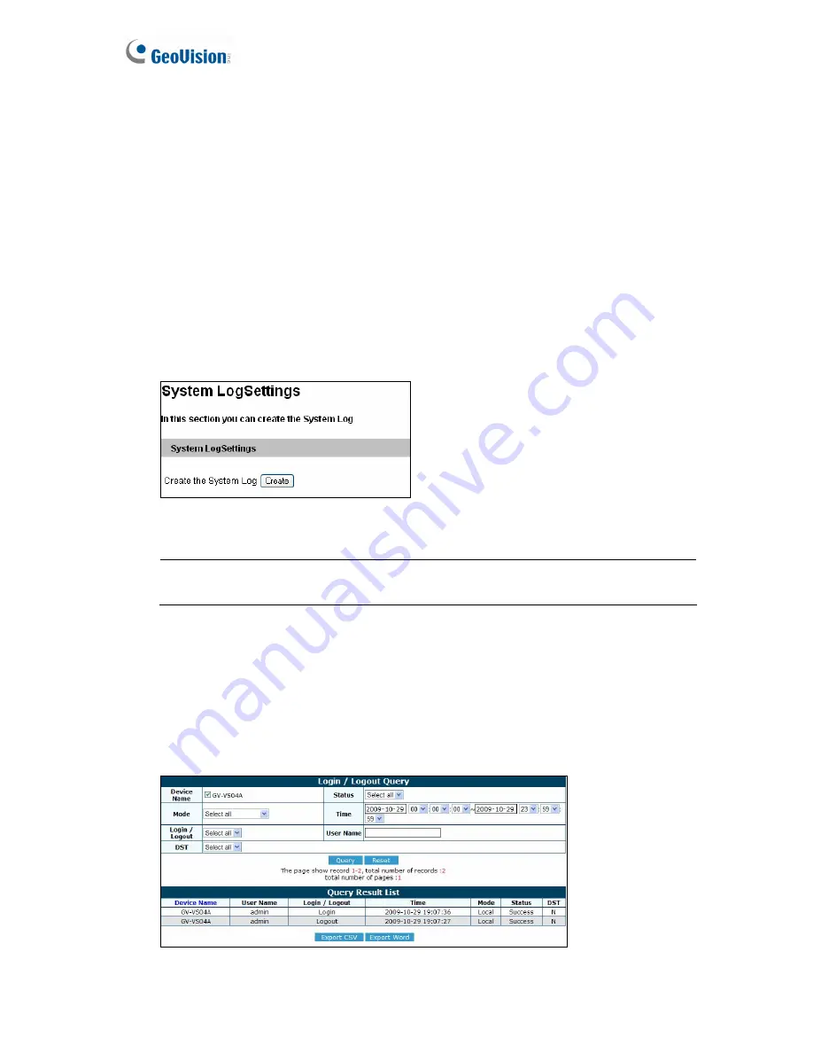 GeoVision GV-VS11 User Manual Download Page 104