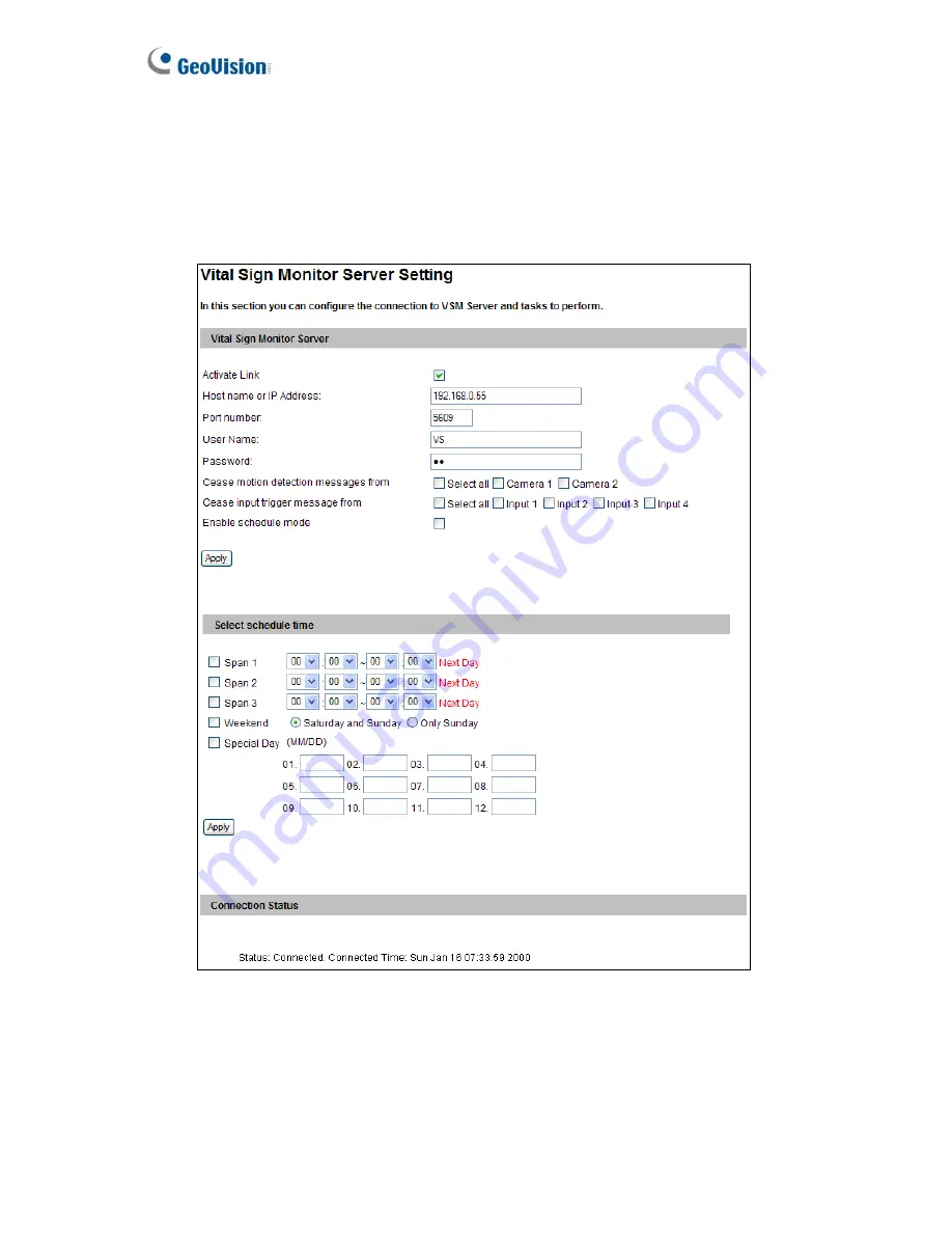 GeoVision GV-VS12 User Manual Download Page 58