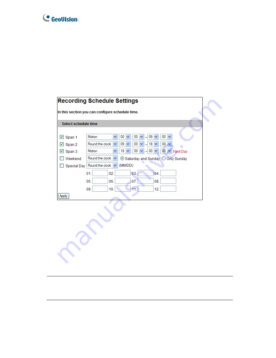 GeoVision GV-VS12 User Manual Download Page 64