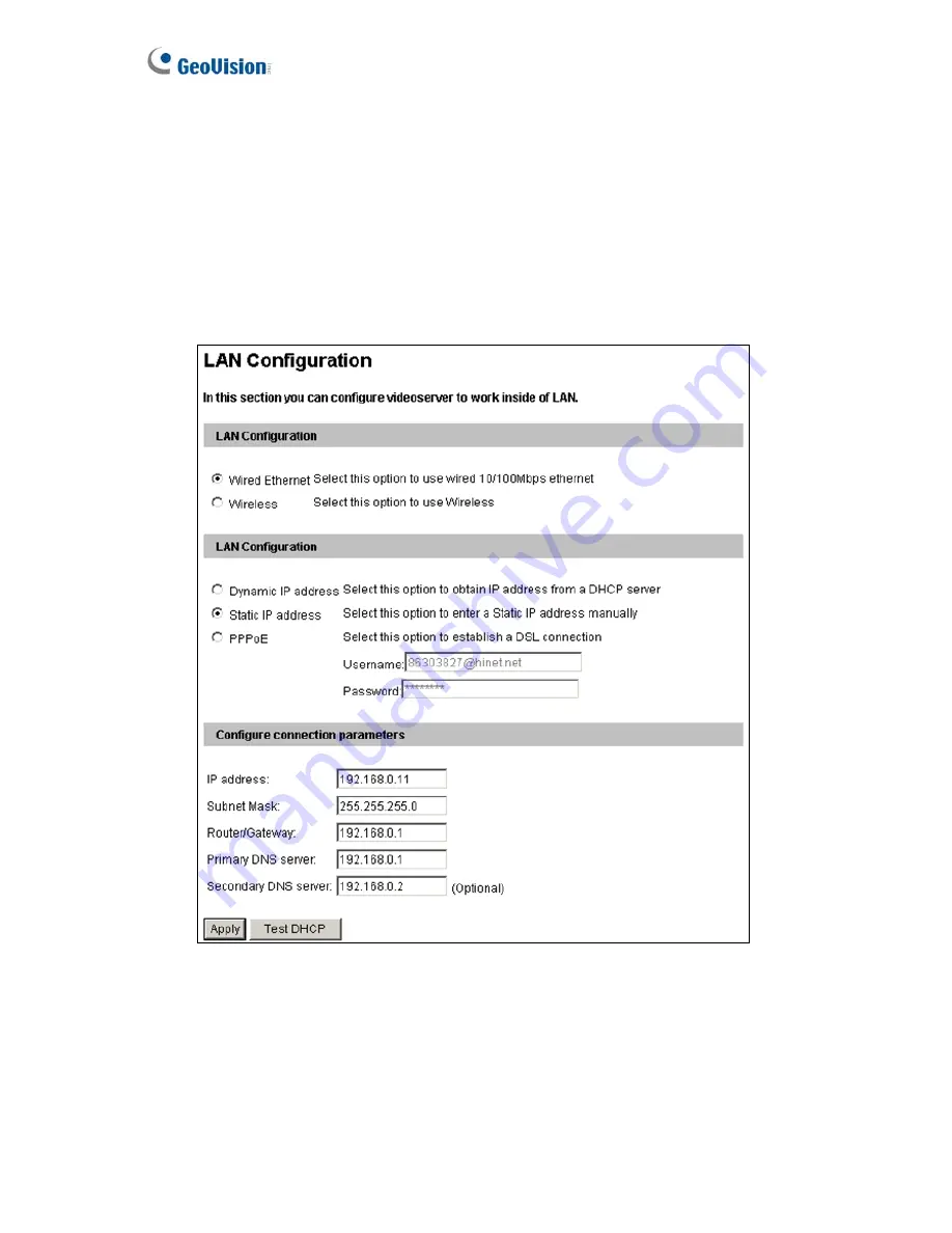 GeoVision GV-VS12 User Manual Download Page 66