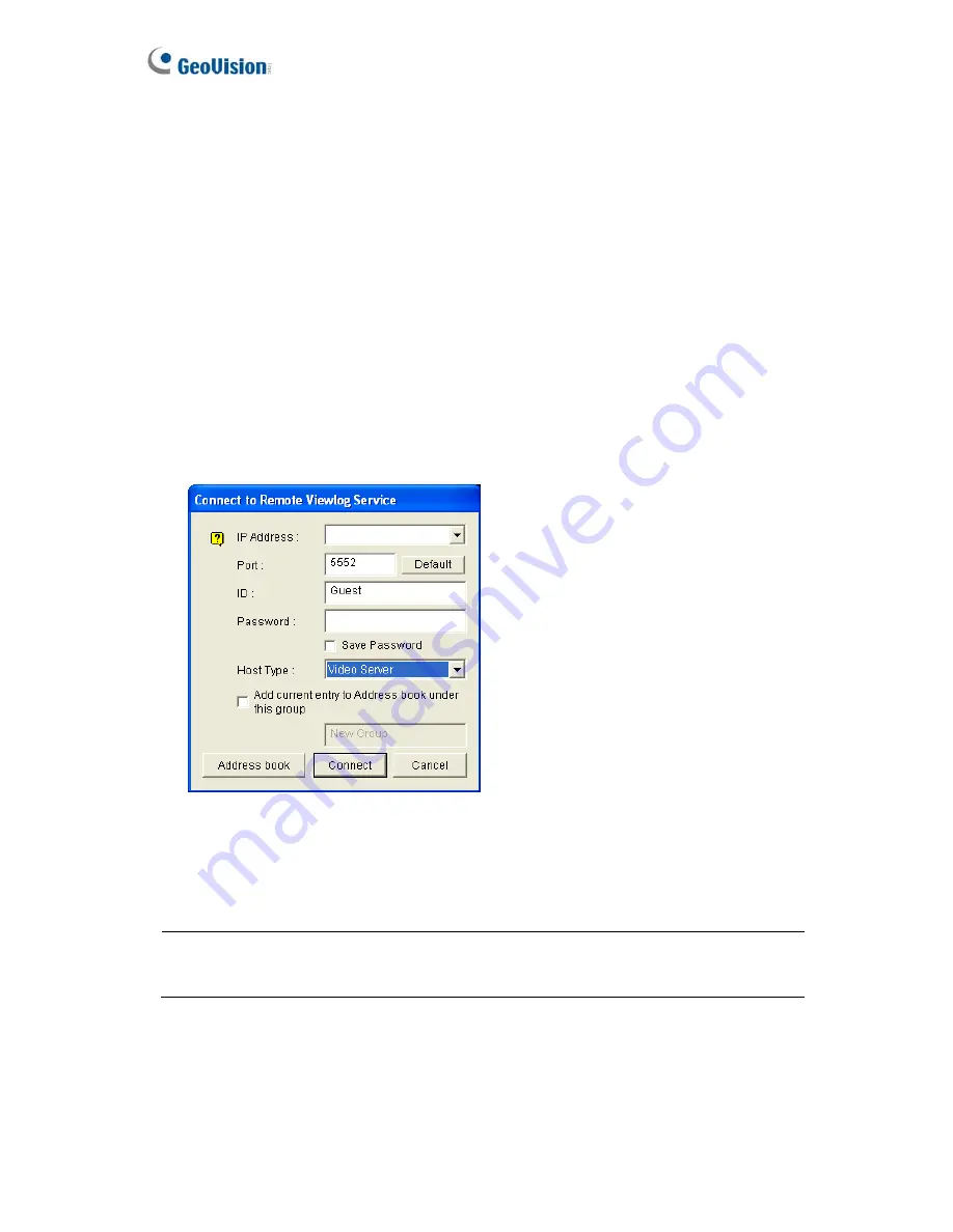 GeoVision GV-VS12 User Manual Download Page 86