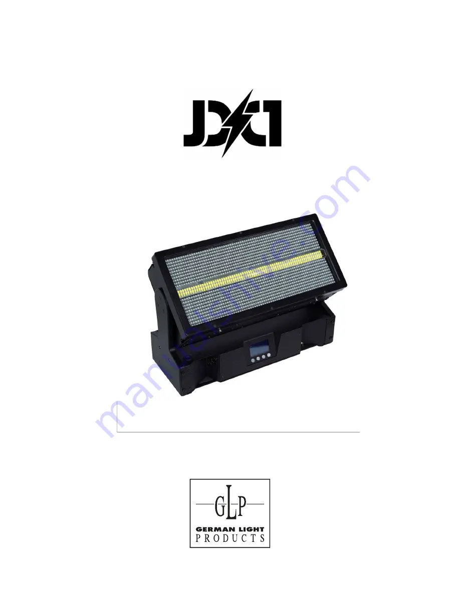 German Light Products JDC1 Скачать руководство пользователя страница 1