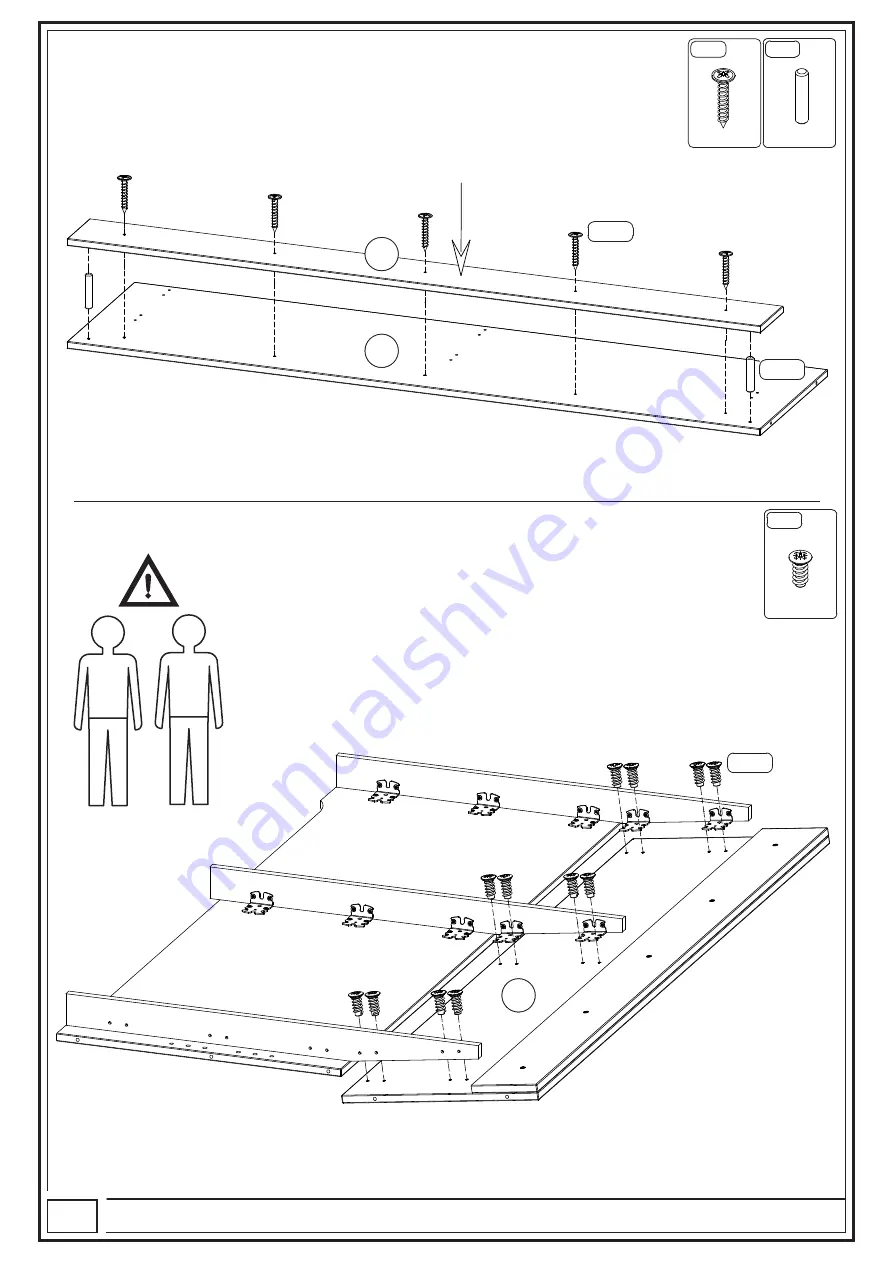 GERMANIA WERK Schoner Wohnen 2418 Assembly Instruction Manual Download Page 24