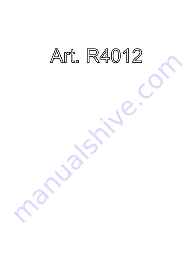 Gessi R4012 Installation Instructions Download Page 1