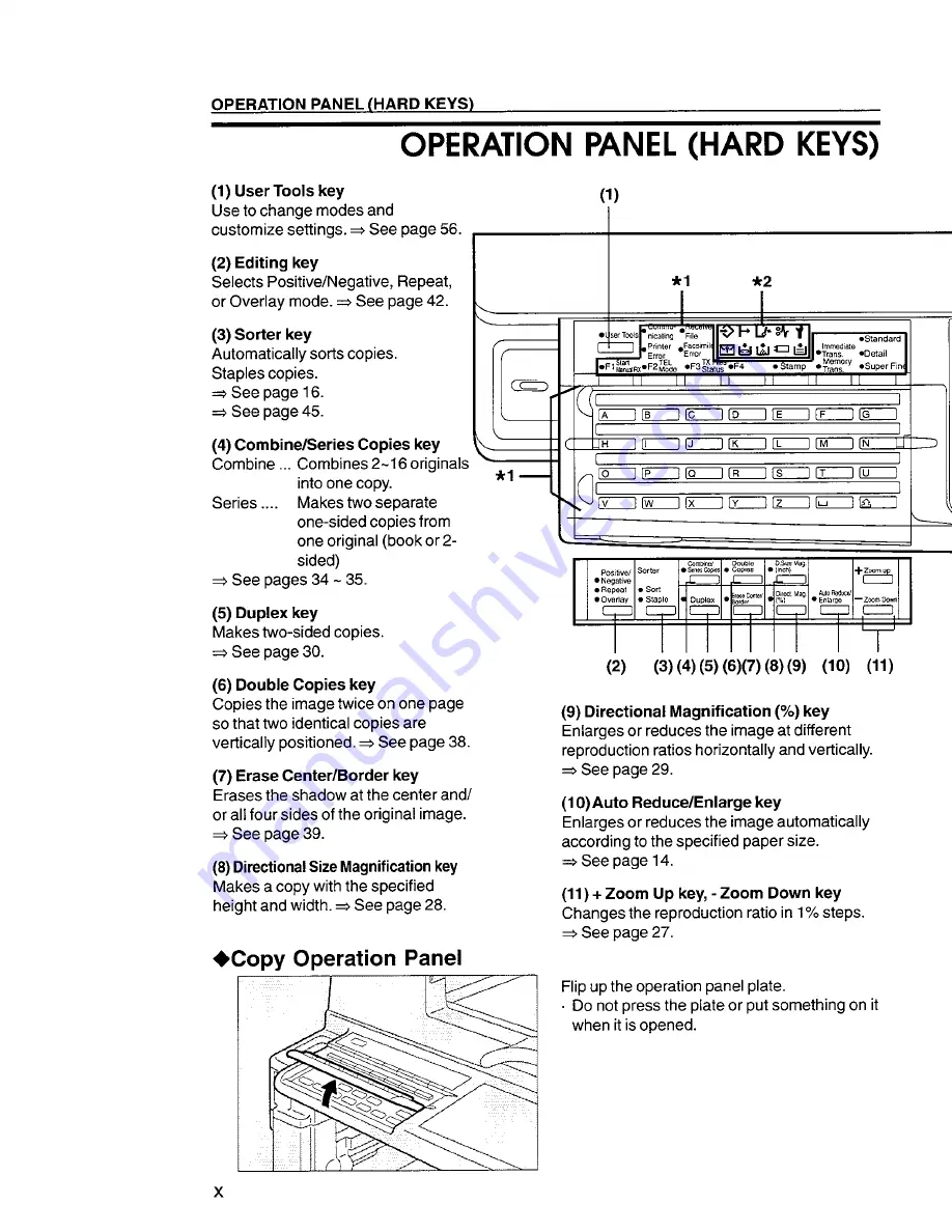 Gestetner 3220 Copier Manual Download Page 12