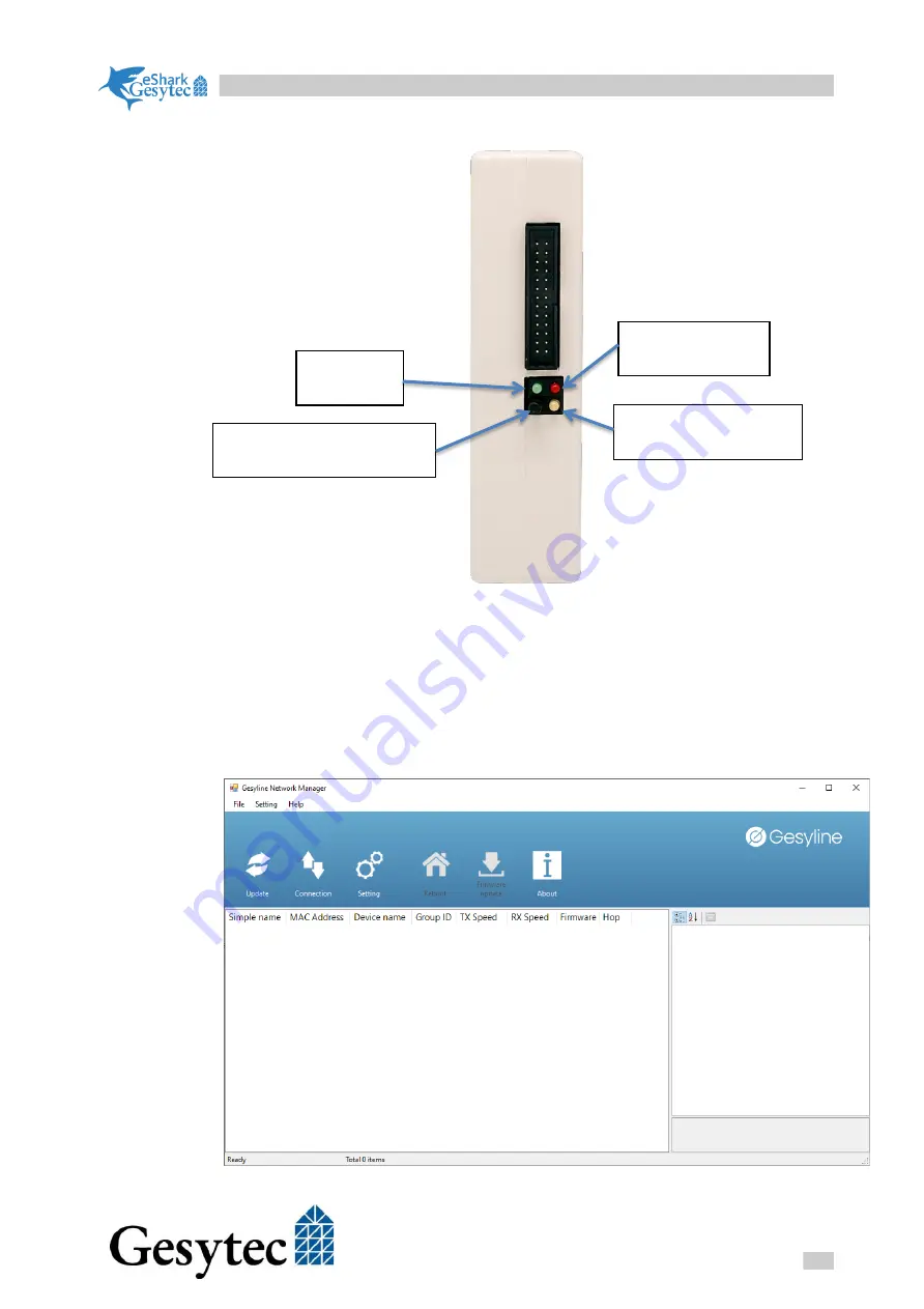 Gesytec eShark HD-PLC LON EVK User Manual Download Page 22