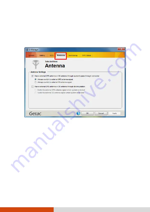 Getac S400 User Manual Download Page 114