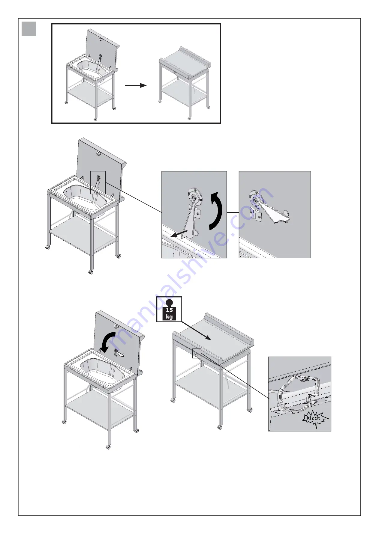 Geuther Mandy 4850 Instructions For Assembly And Use Download Page 8