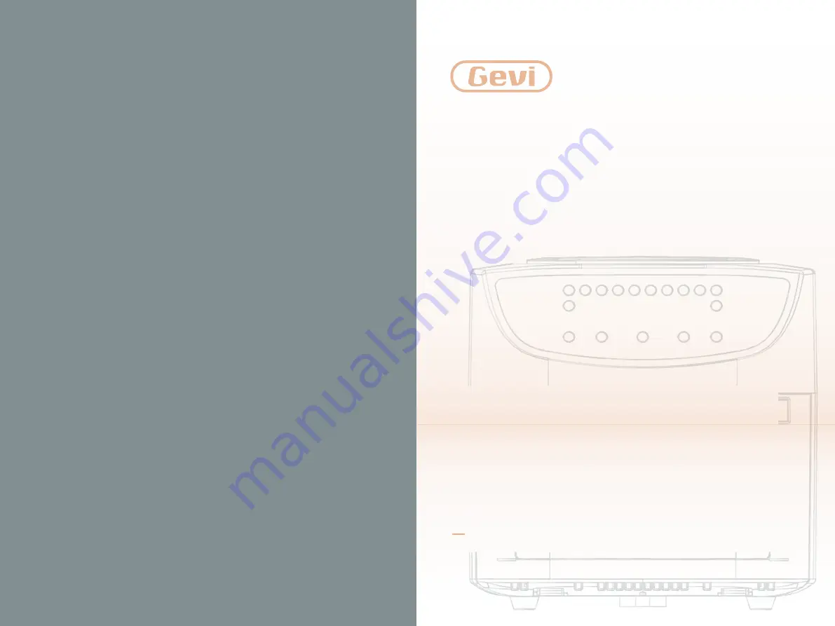 Gevi GEKAFOA800F-U Instruction Manual Download Page 1