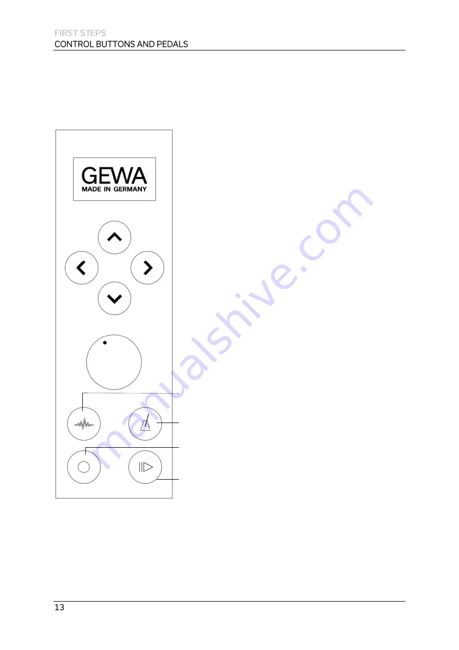 Gewa DP345 User Manual Download Page 13