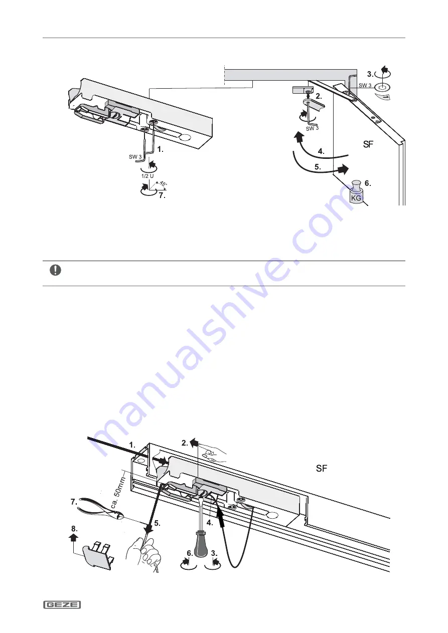 GEZE E-ISM Installation Instruction Download Page 5