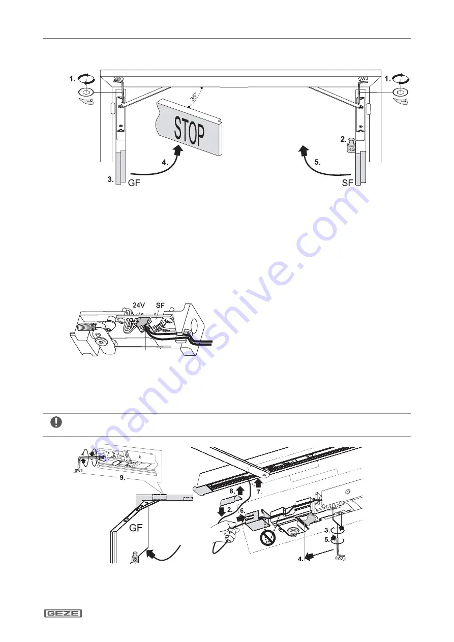 GEZE E-ISM Installation Instruction Download Page 7