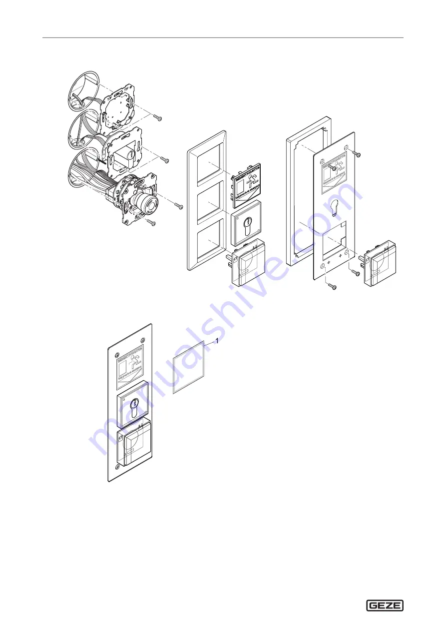 GEZE SecuLogic TZ 321 Installation, Wiring And Operation Instructions Download Page 22