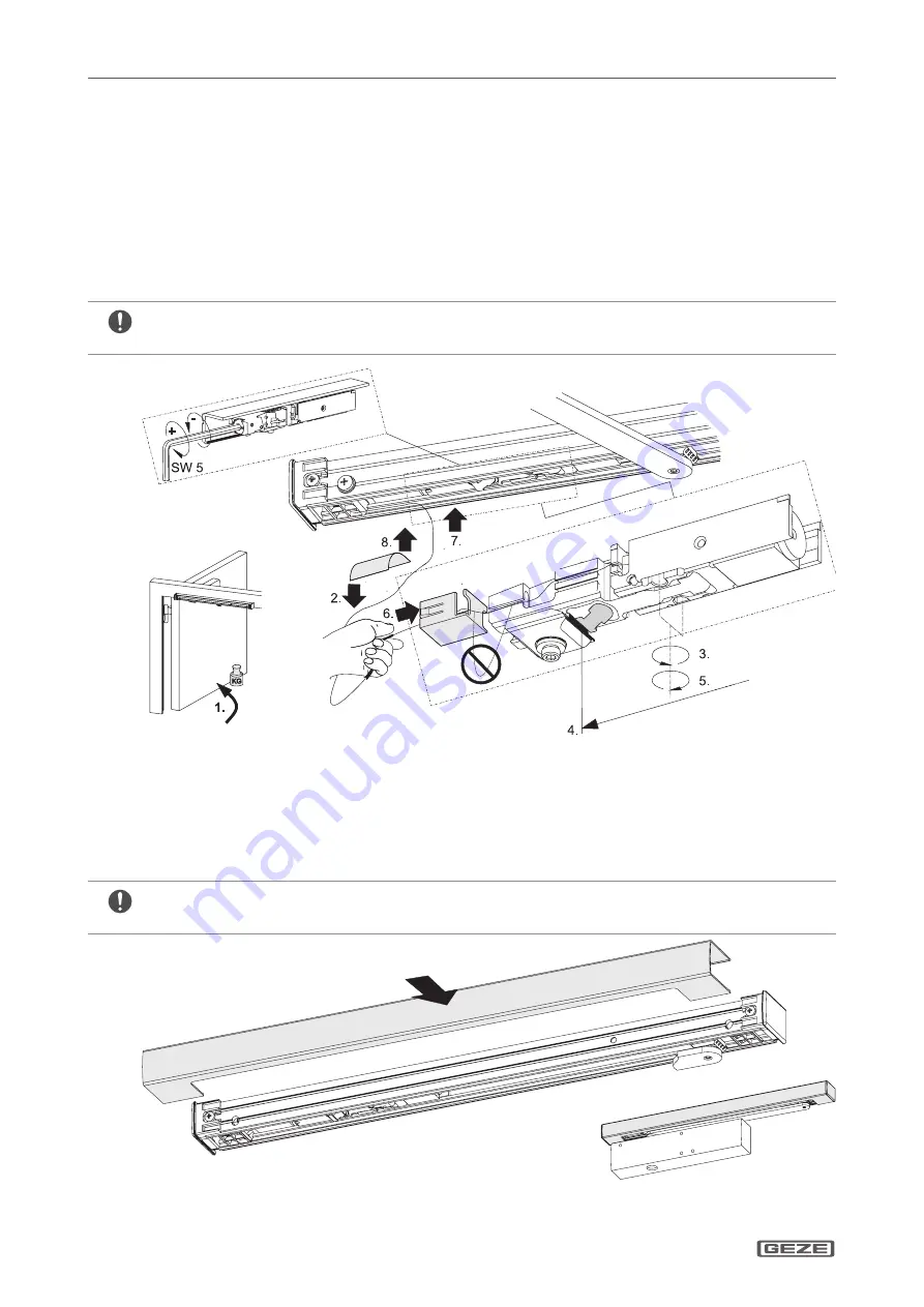 GEZE TS 5000 E BG Manual Download Page 18