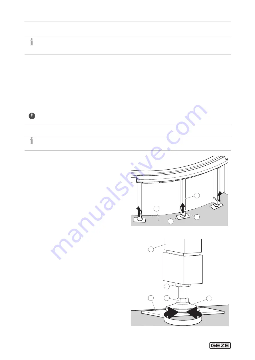 GEZE TSA 325 NT Installation Instructions Manual Download Page 68