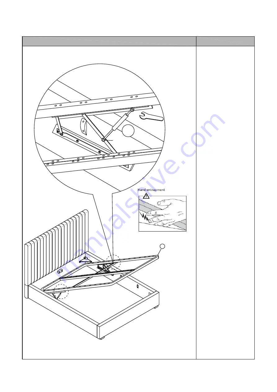 GFW MILAZZO OTTOMAN BED Assembly Instructions Manual Download Page 13