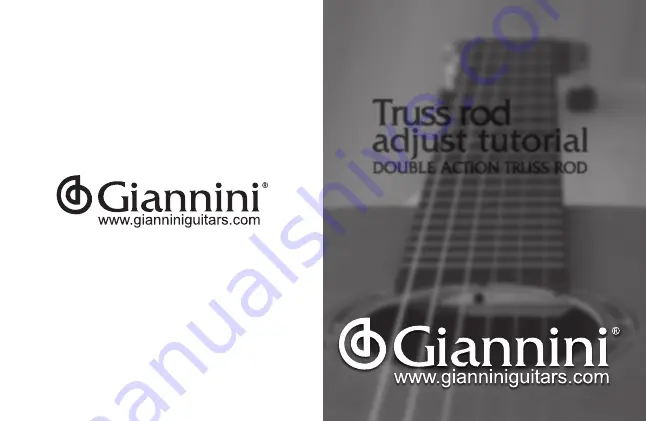 Giannini TRUSS ROD Скачать руководство пользователя страница 1