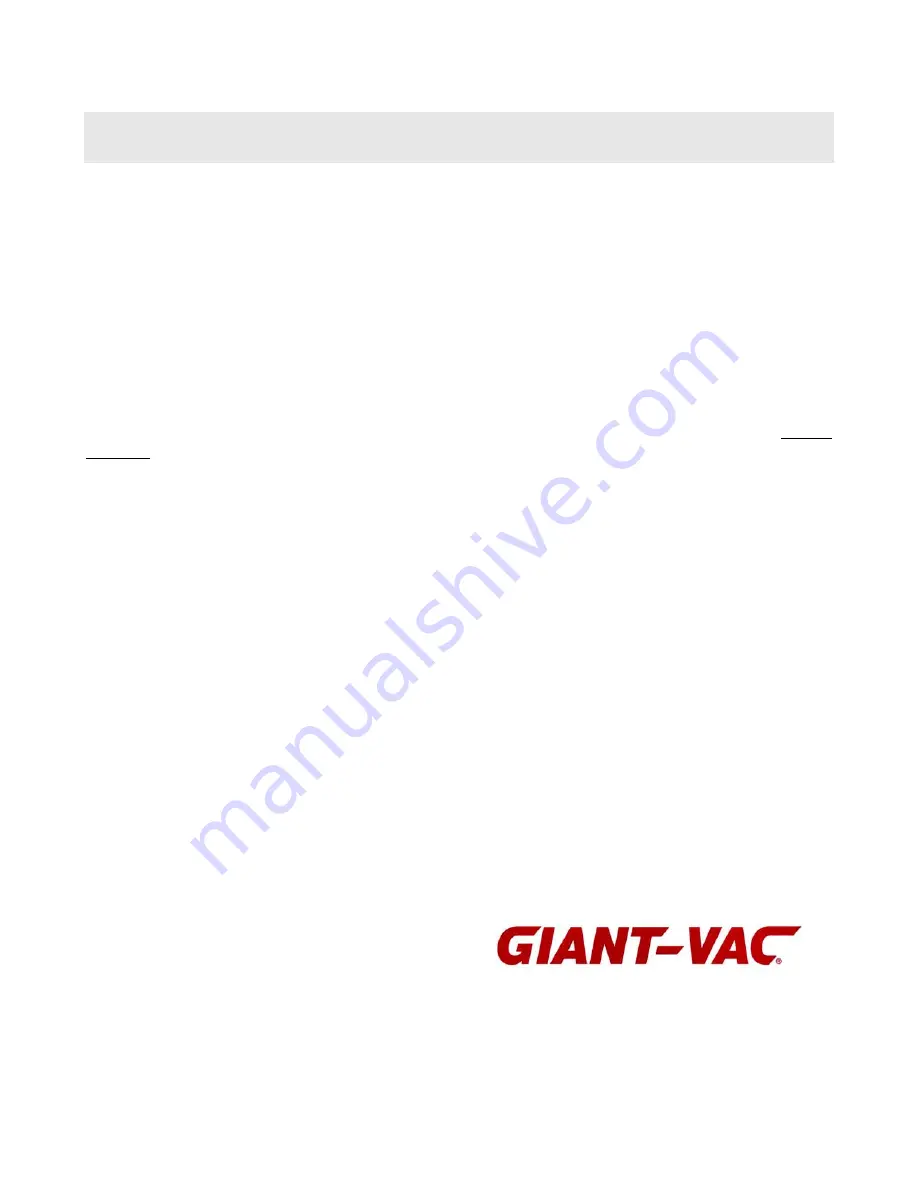 Giant-Vac 3800014 Manual Download Page 24