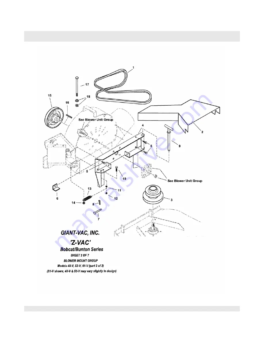 Giant-Vac Bobcat Series Operator'S Manual Download Page 16