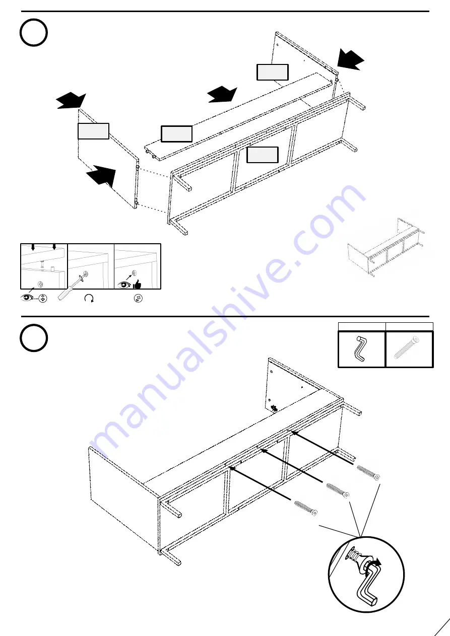 GIB MEBLE QUERTY K2D3SZ Assembly Instruction Manual Download Page 13