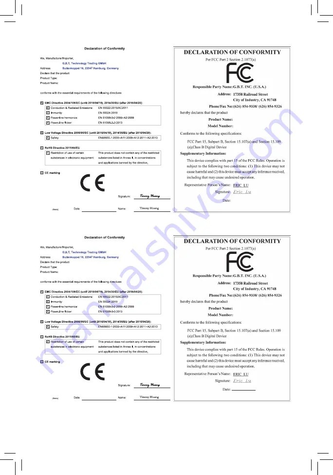 GIGA-BYTE TECHNOLOGY GA-H110M-S2PH User Manual Download Page 2