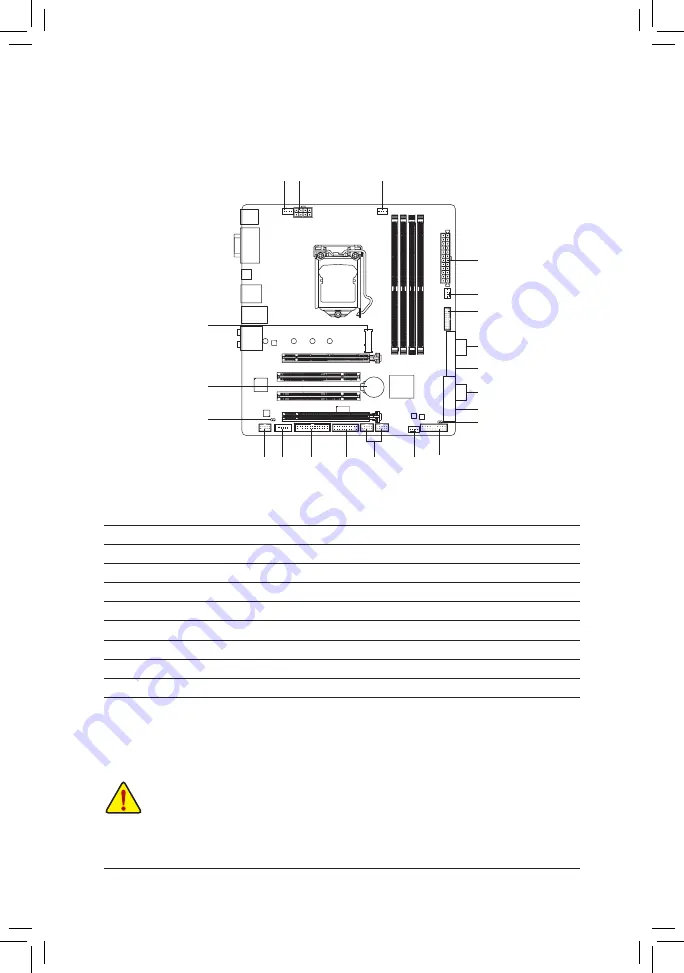 GIGA-BYTE TECHNOLOGY GA-H270M-D3H User Manual Download Page 12