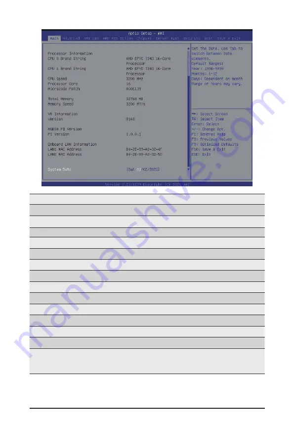 Gigabyte 20-Bay User Manual Download Page 58