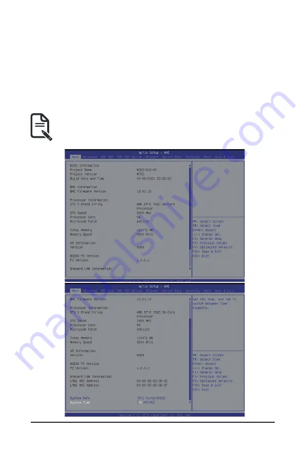 Gigabyte E152-ZE0 User Manual Download Page 47