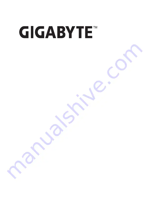 Gigabyte E263-Z30 User Manual Download Page 1