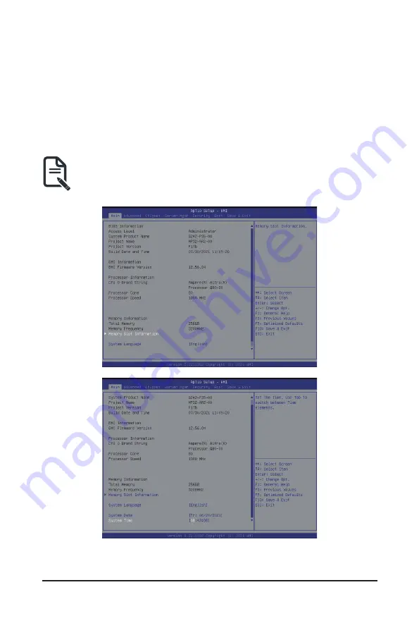 Gigabyte G242-P35 User Manual Download Page 58