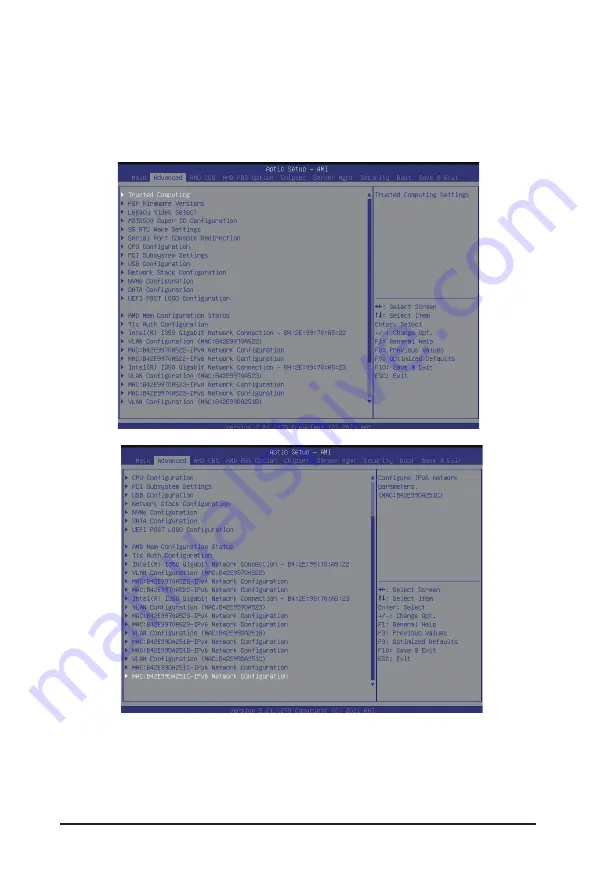 Gigabyte G292-Z24 User Manual Download Page 61