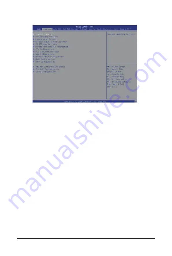 Gigabyte G292-Z24 User Manual Download Page 62