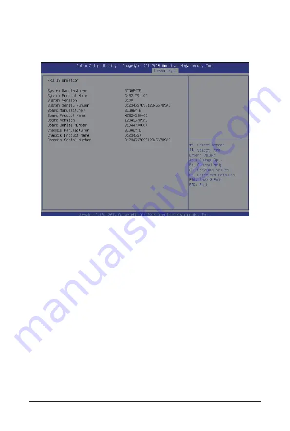 Gigabyte G292-Z40 User Manual Download Page 121