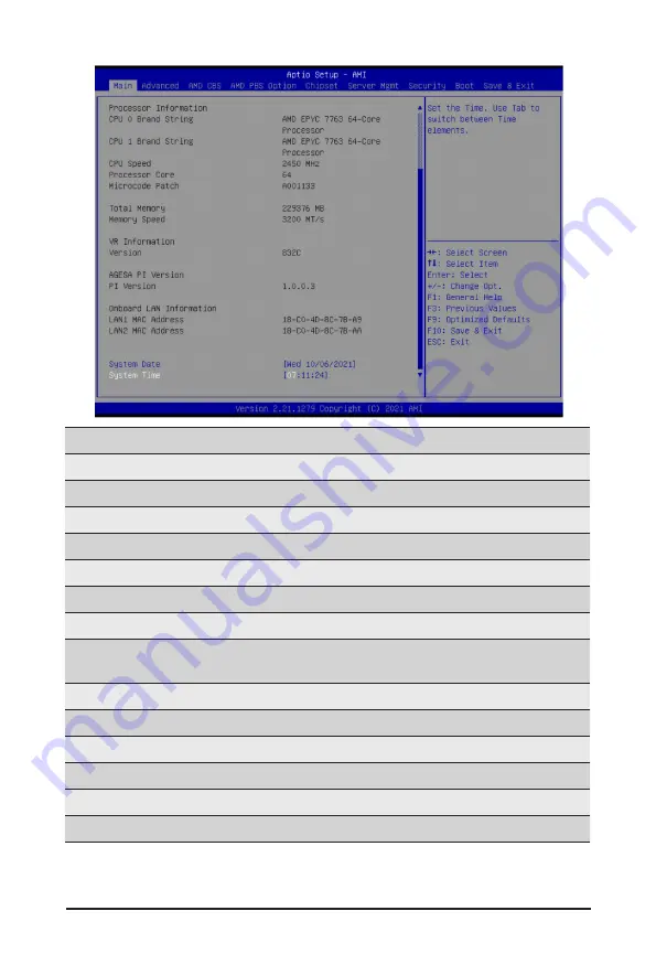 Gigabyte G492-Z52 User Manual Download Page 51