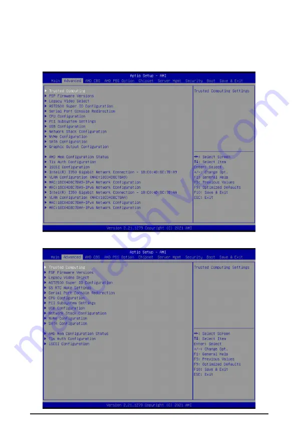 Gigabyte G492-Z52 User Manual Download Page 53