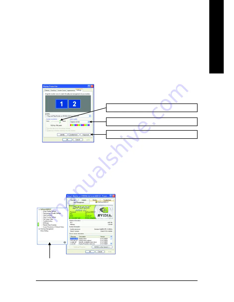 Gigabyte GV-N66T128D User Manual Download Page 23