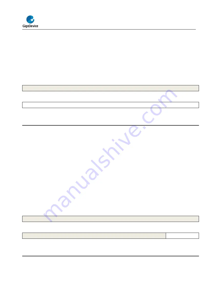 GigaDevice Semiconductor GD32E23 Series User Manual Download Page 190