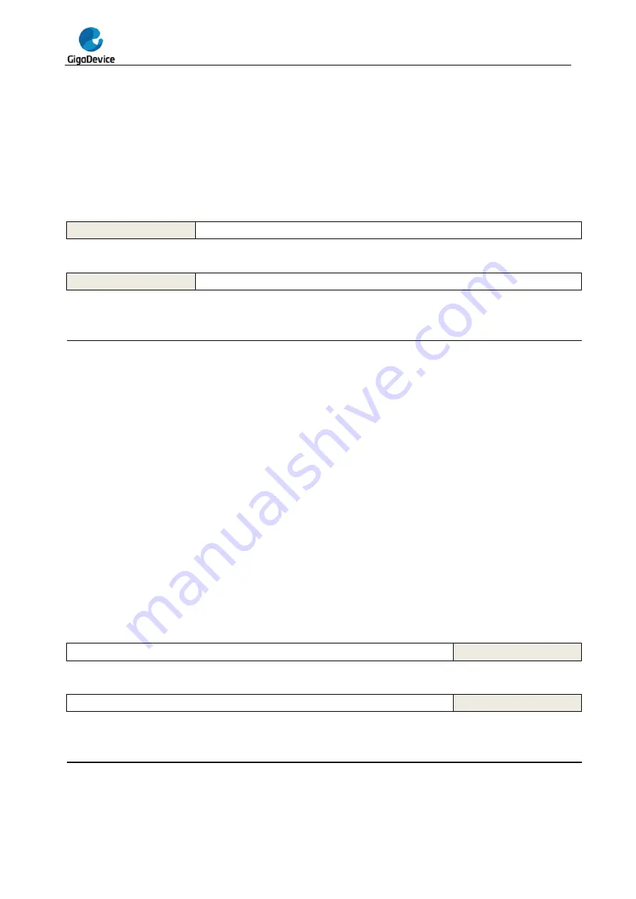 GigaDevice Semiconductor GD32F20 Series User Manual Download Page 302