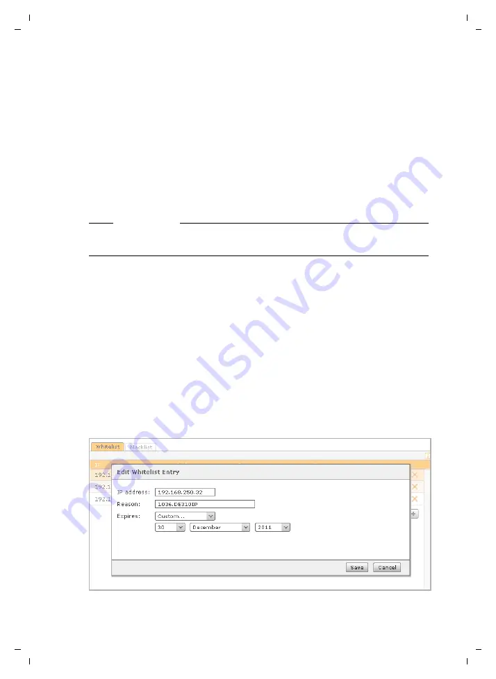 Gigaset T300PRO Administration Manual Download Page 87