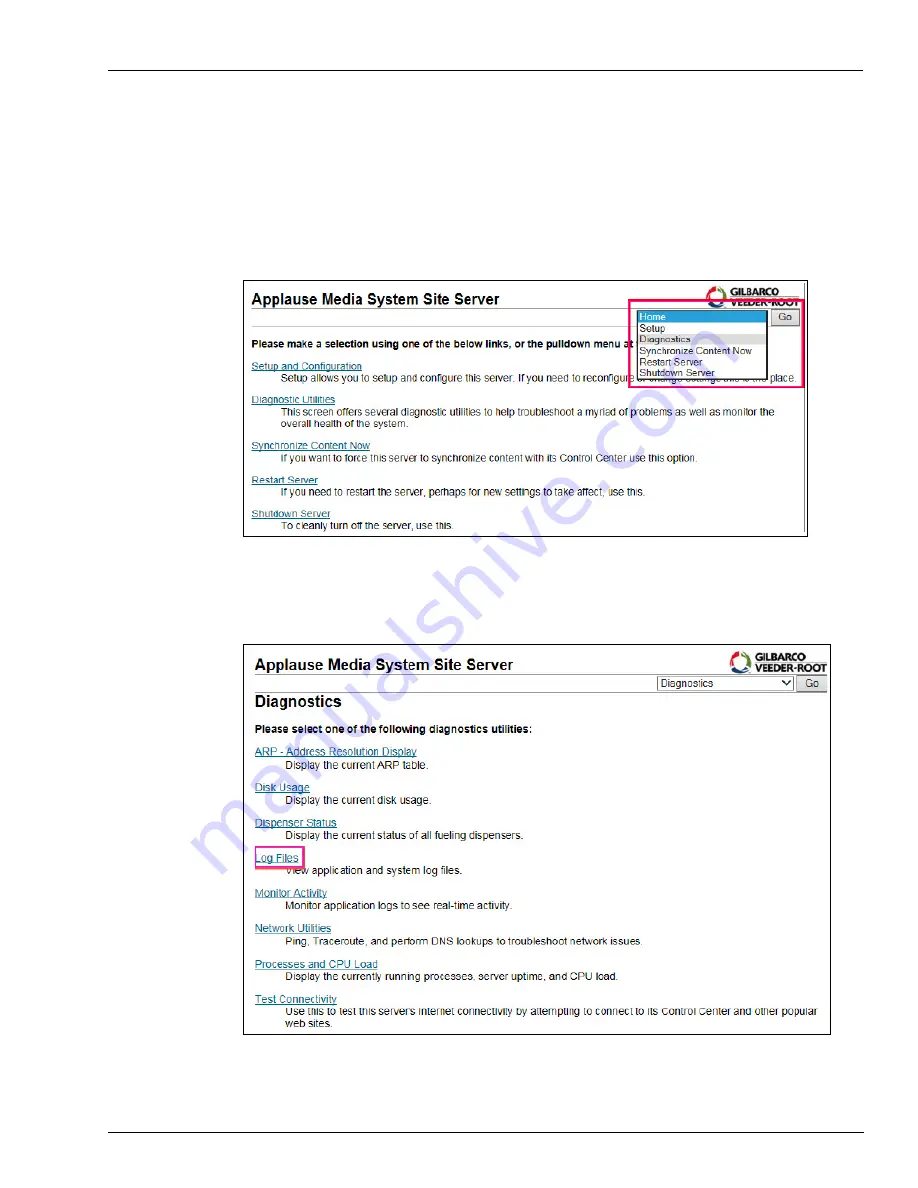 GILBARCO VEEDER-ROOT Applause Media System Installation, Service, And Parts Manual Download Page 63