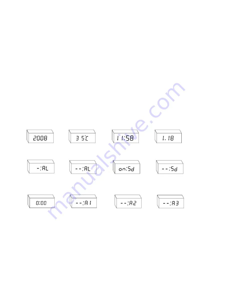 GINGKO Music click clock Manual Download Page 2