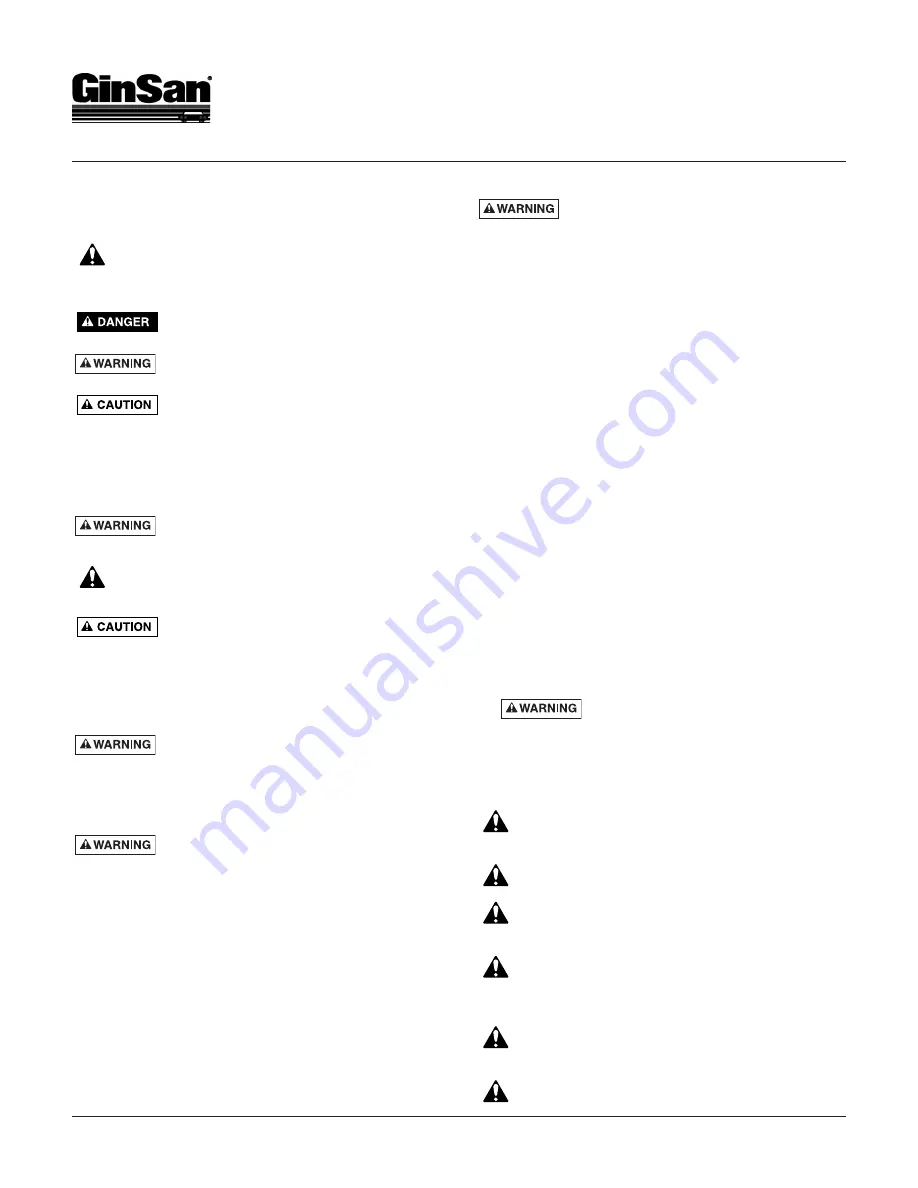 GinSan SGS327 Quick Start Manual Download Page 1