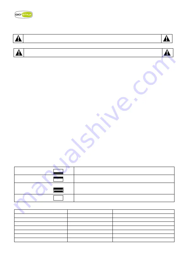 Gio'Style G 041 Manual Download Page 10