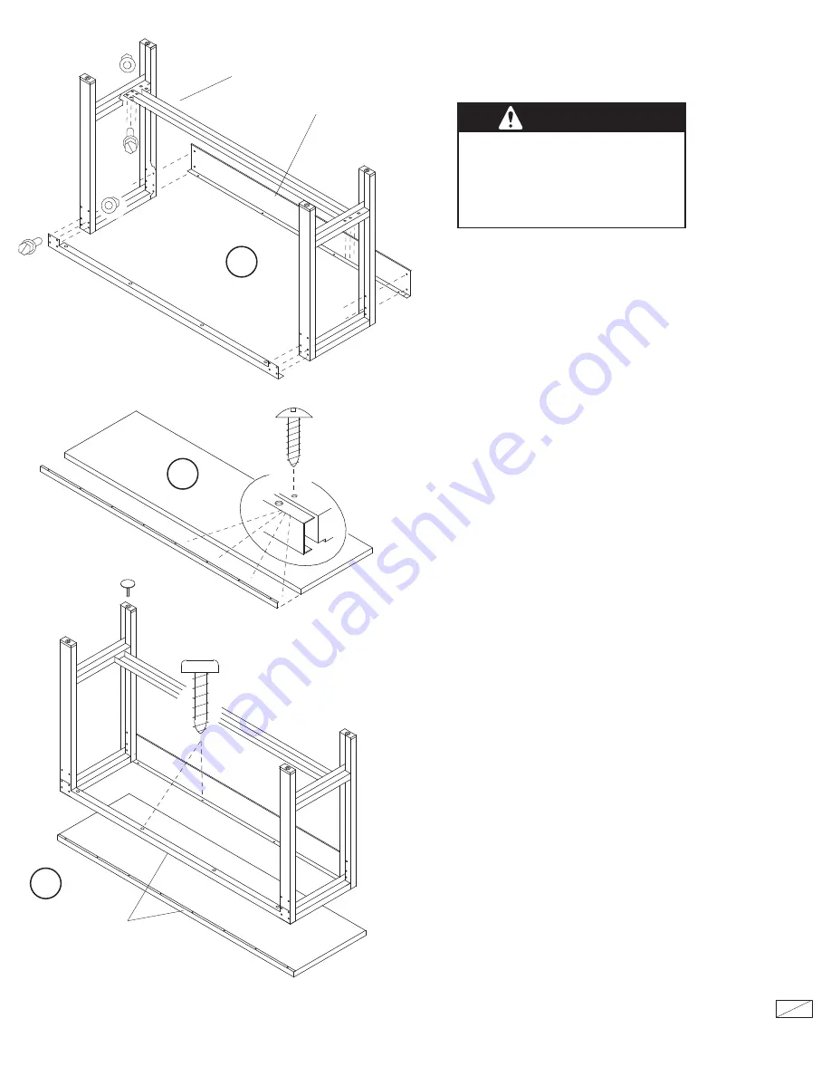 Gladiator Cadet Series Assembly Instructions Manual Download Page 6